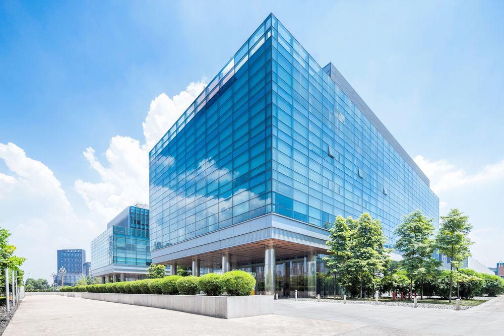 Commercial Building with lots of Windows